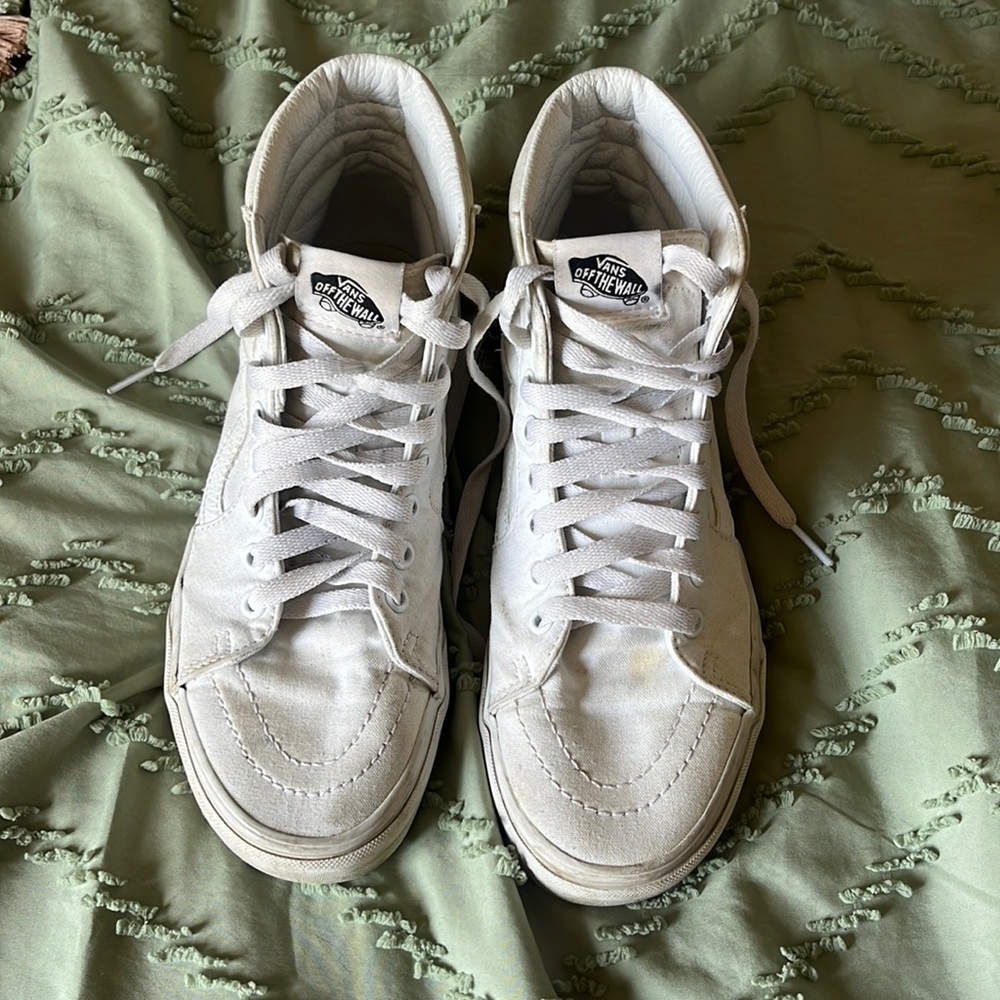 White high top vans
